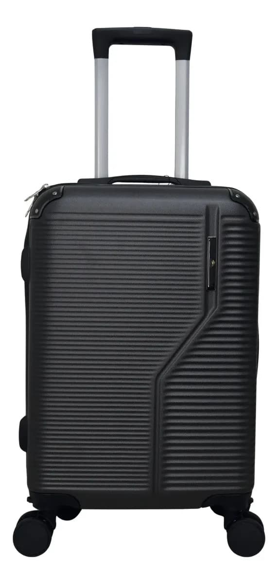Mala Viagem/bordo 10kg Rodas Dupla 360° Cadeado Acoplado - P Cor Preto 8130 — foto 1 de 7